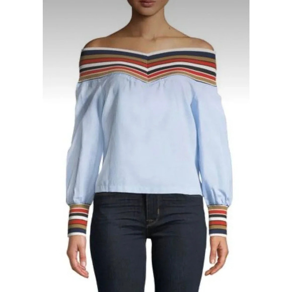 English Factory Women's Off the Shoulder Top from Neiman Marcus Size XS - Picture 1 of 4